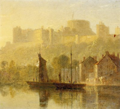 Windsor Castle from the Thames by William Daniell